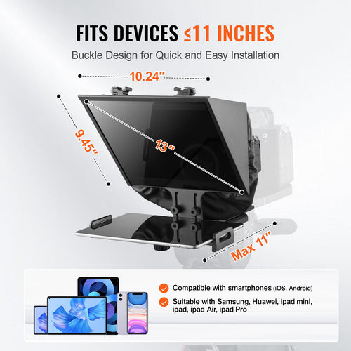13-Inch Floor Teleprompter
