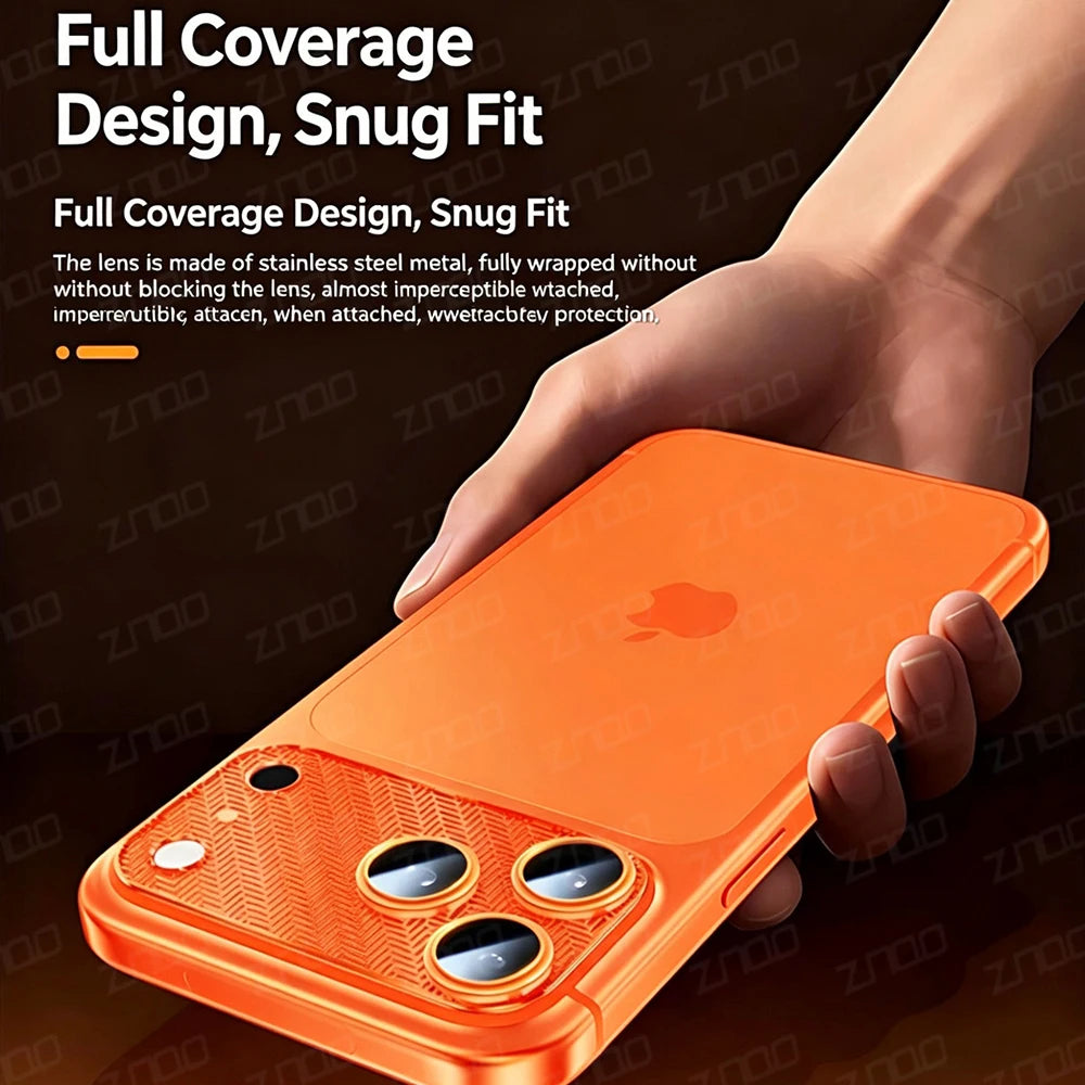 Metal-Mesh Camera Lens Protector for iPhone 17 Pro & Pro Max