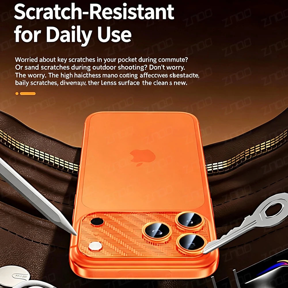 Metal-Mesh Camera Lens Protector for iPhone 17 Pro & Pro Max