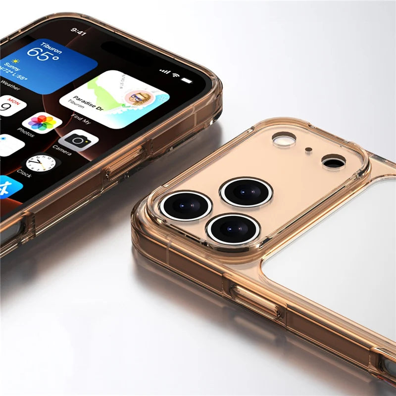 Clear Protective Case for iPhone 17, 17 Air, 17 Pro & 17 Pro Max