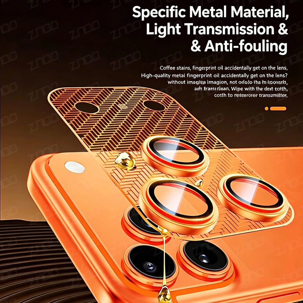 Metal-Mesh Camera Lens Protector for iPhone 17 Pro & Pro Max