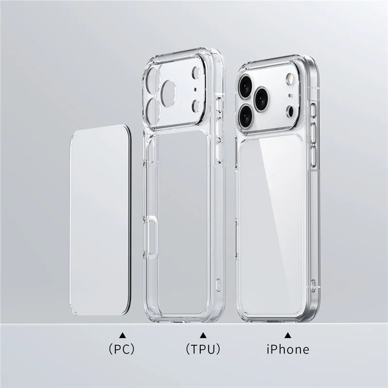 Clear Protective Case for iPhone 17, 17 Air, 17 Pro & 17 Pro Max