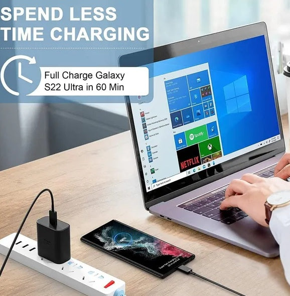 45W USB-C Charger with 10 ft Cable