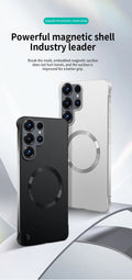 Black magnetic protective case for Samsung Galaxy S26 Ultra